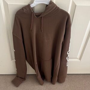 Brown Hoodie Sweater Men’s Kappa Brown Hoodie Size L